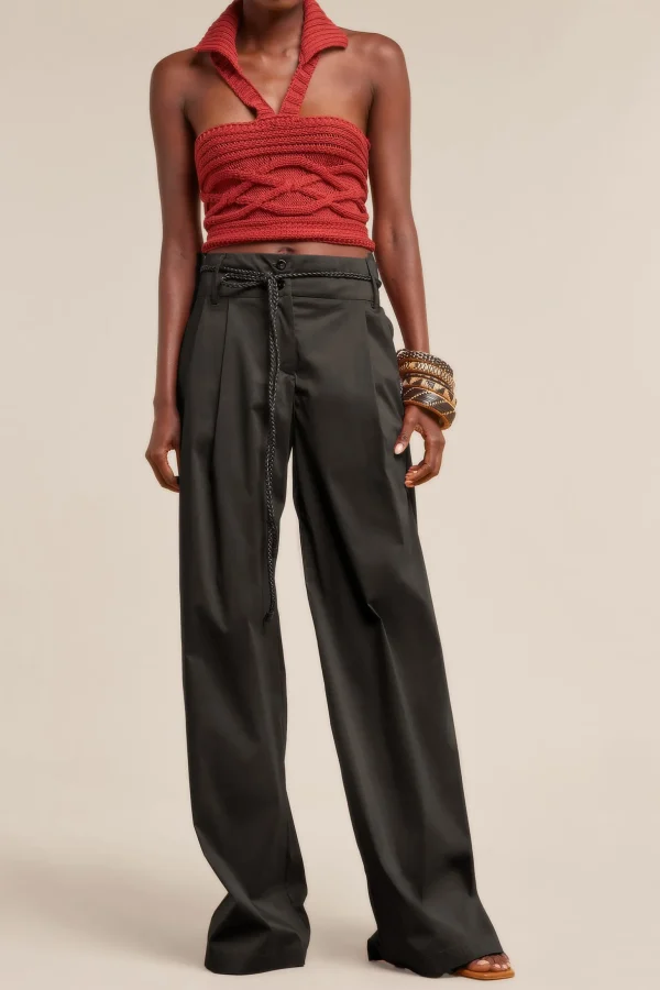 pantalone_palazzo_6.webp Clearance Liviana conti Pantalone Palazzo Crazy Lemon | Ossido | Nero