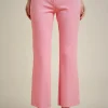 Shop Liviana conti Pantalone Svasato Rosa Ruby | Notte | Latte D'Avena | Nero