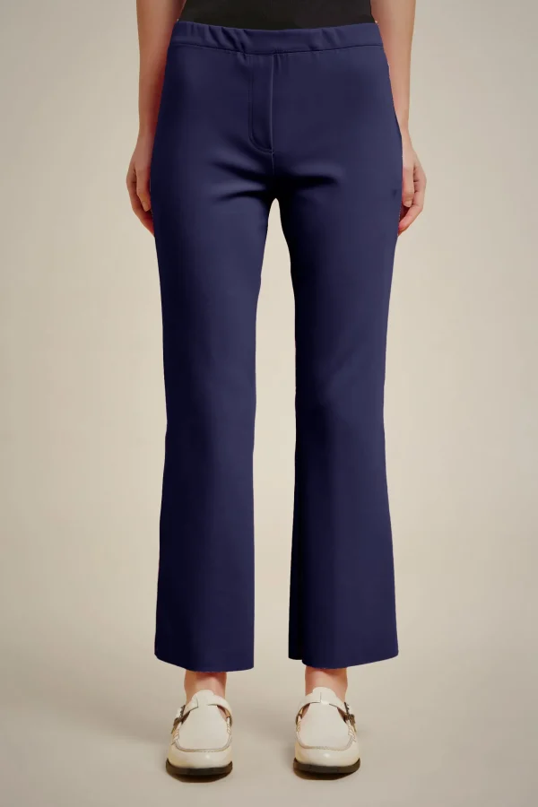 Shop Liviana conti Pantalone Svasato Rosa Ruby | Notte | Latte D'Avena | Nero