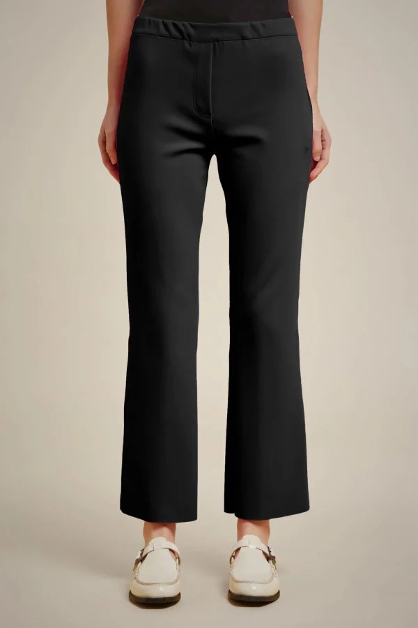 Shop Liviana conti Pantalone Svasato Rosa Ruby | Notte | Latte D'Avena | Nero