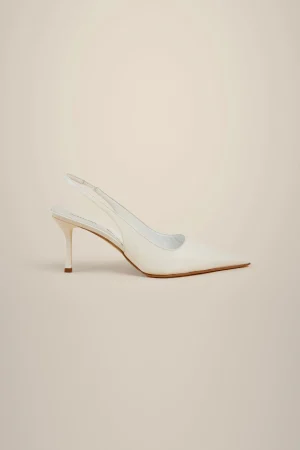 Cheap Liviana conti Pump Forma Sfilata Bianco | Nero