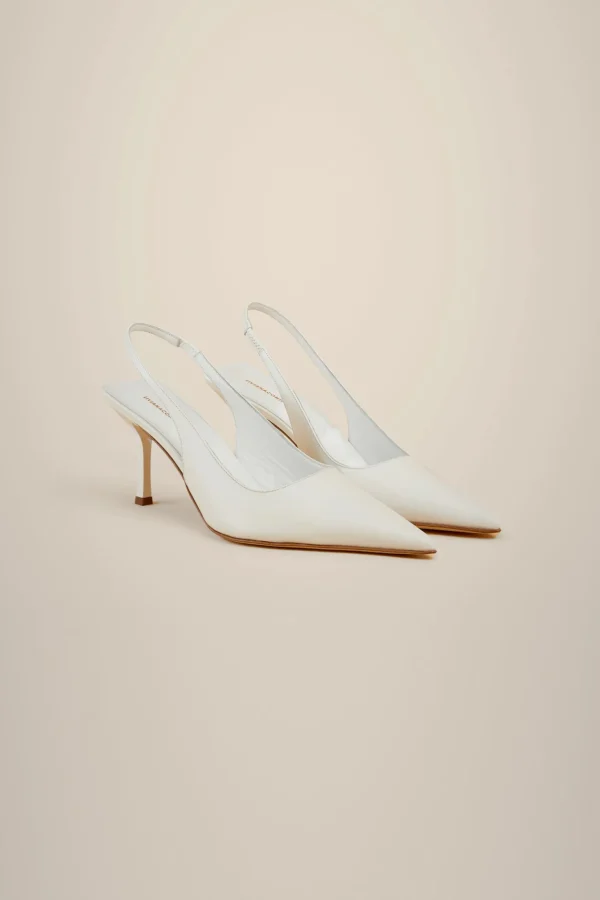 Cheap Liviana conti Pump Forma Sfilata Bianco | Nero