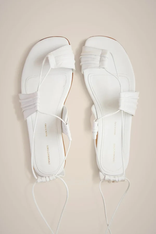 sandalo_flat_2-1.webp Shop Liviana conti Sandalo Flat Bianco | Nero