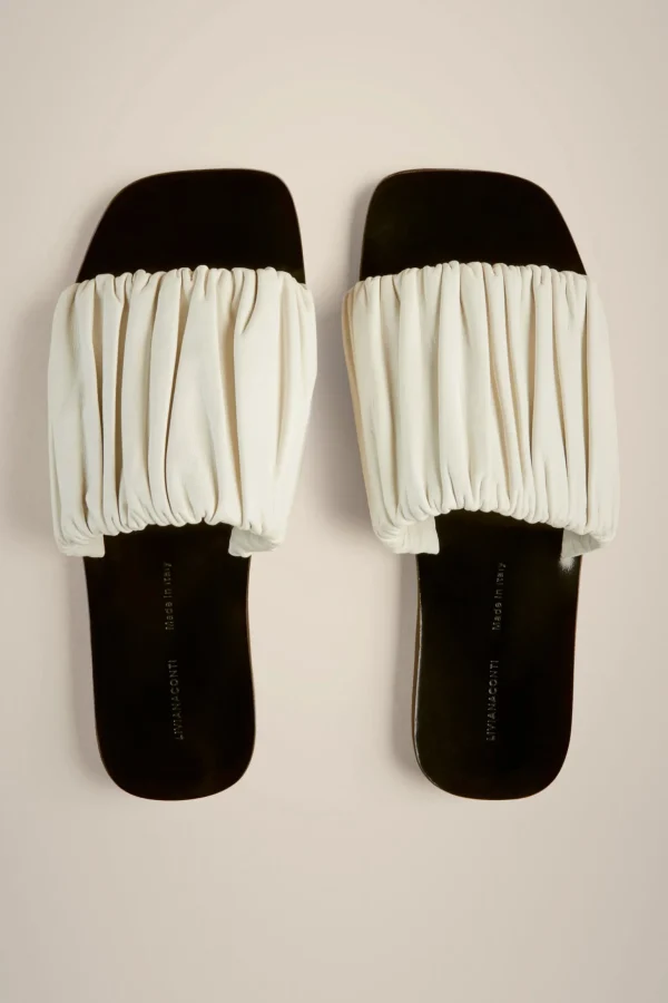 Best Liviana conti Sandalo Flat Bianco/Nero