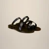 Clearance Liviana conti Sandalo Flat Incroci Nero