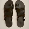 Clearance Liviana conti Sandalo Flat Incroci Nero