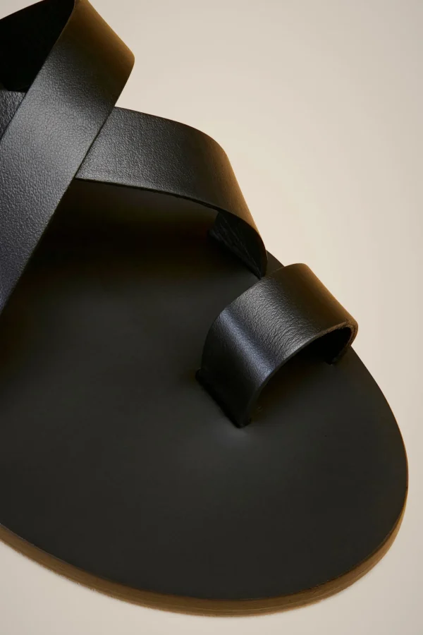 Clearance Liviana conti Sandalo Flat Incroci Nero