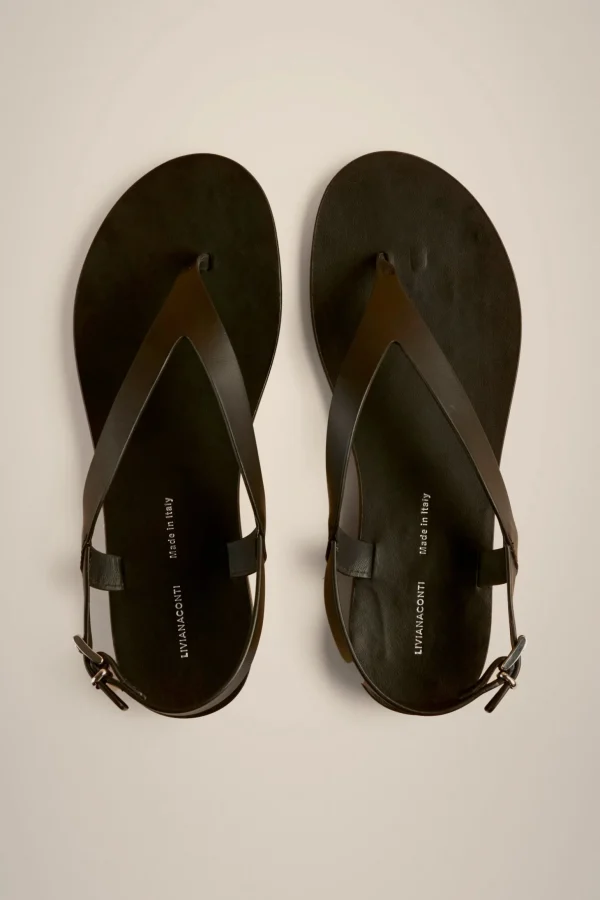 Flash Sale Liviana conti Sandalo Flat Infradito Bianco | Nero