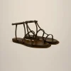 New Liviana conti Sandalo Flat T-Bar Nero