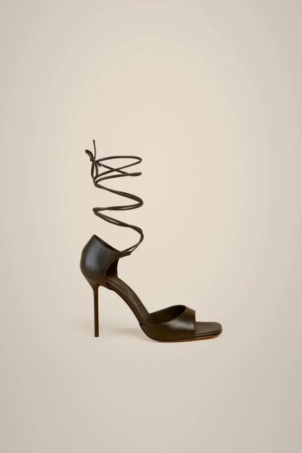 New Liviana conti Sandalo Laccio Cavig Nero