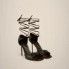 New Liviana conti Sandalo Laccio Cavig Nero
