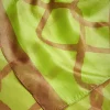 Shop Liviana conti Stola Stampa Rete Rete Lime/Argilla