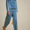 Fashion Liviana conti Straight Fit Denim Mid Blu Denim