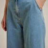 Fashion Liviana conti Straight Fit Denim Mid Blu Denim