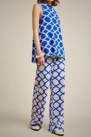 top_jacquard_0.webp Outlet Liviana conti Top Jacquard Rete Marea/Bianco