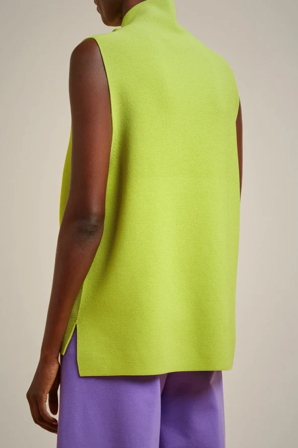 Flash Sale Liviana conti Top Punto Balza Corno | Cyber Lime | Nero