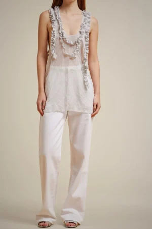 top_rouches_0.webp Shop Liviana conti Top Rouches Bianco