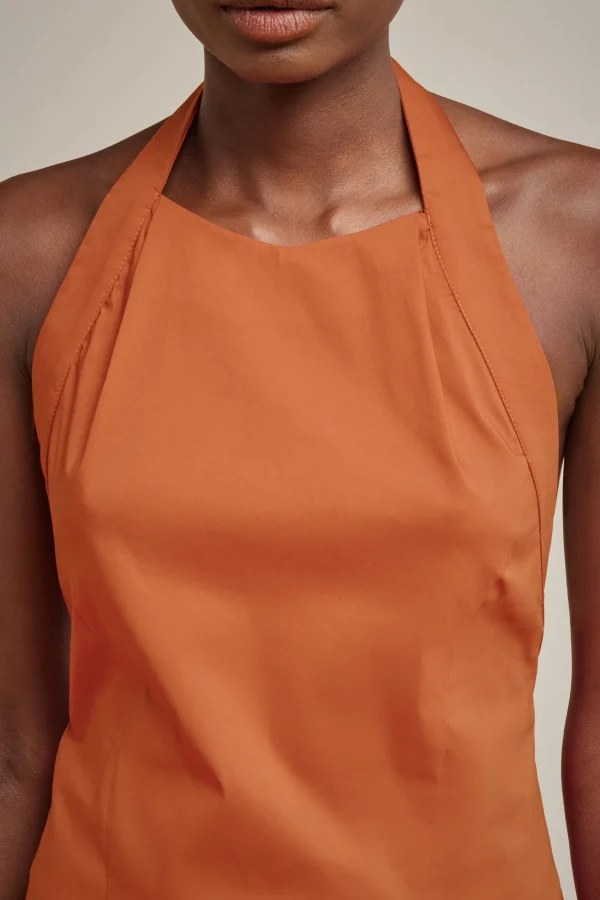 Sale Liviana conti Top Schiena Nuda Geranio | Bosco | Nocciolata
