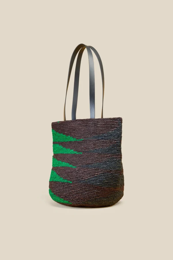 Cheap Liviana conti Tote Pattern Geometr Nero/Moro/Aloe