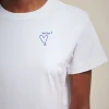 Hot Liviana conti T-Shirt Borchie Bianco | Nero