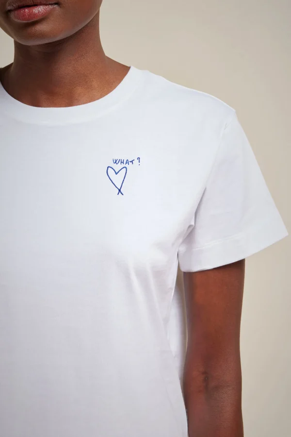 Hot Liviana conti T-Shirt Borchie Bianco | Nero
